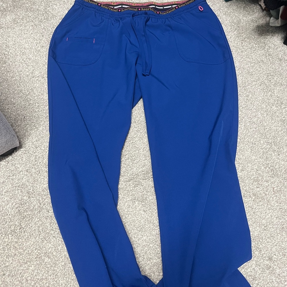 Galaxy blue scrub pants